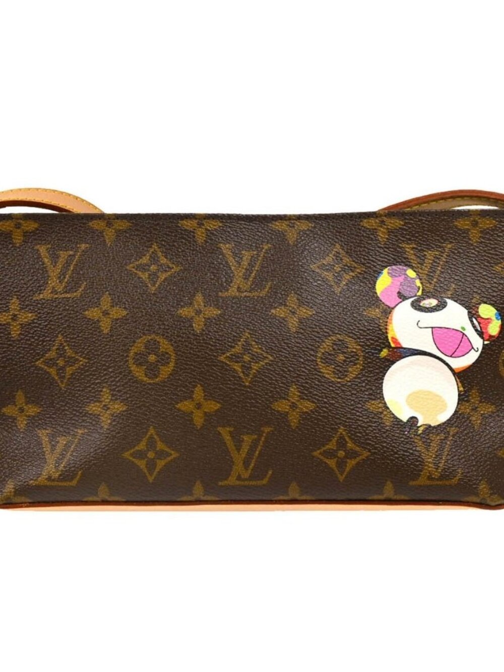 Louis Vuitton Monogram Panda Trotteur Shoulder Bag M51241 AR0094 185189 - Picture 4 of 16